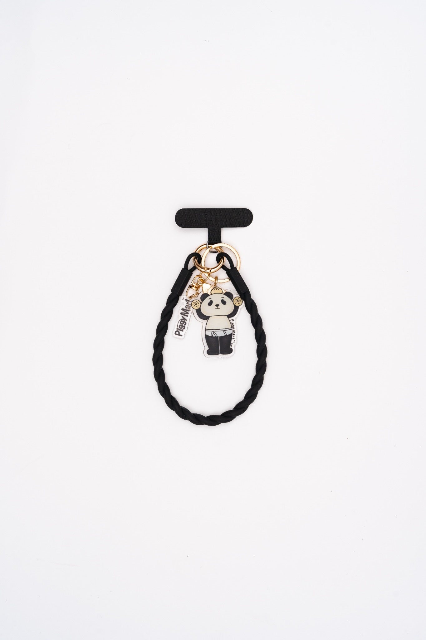 Piggy & Panda Braided Wrist Phone Strap Set