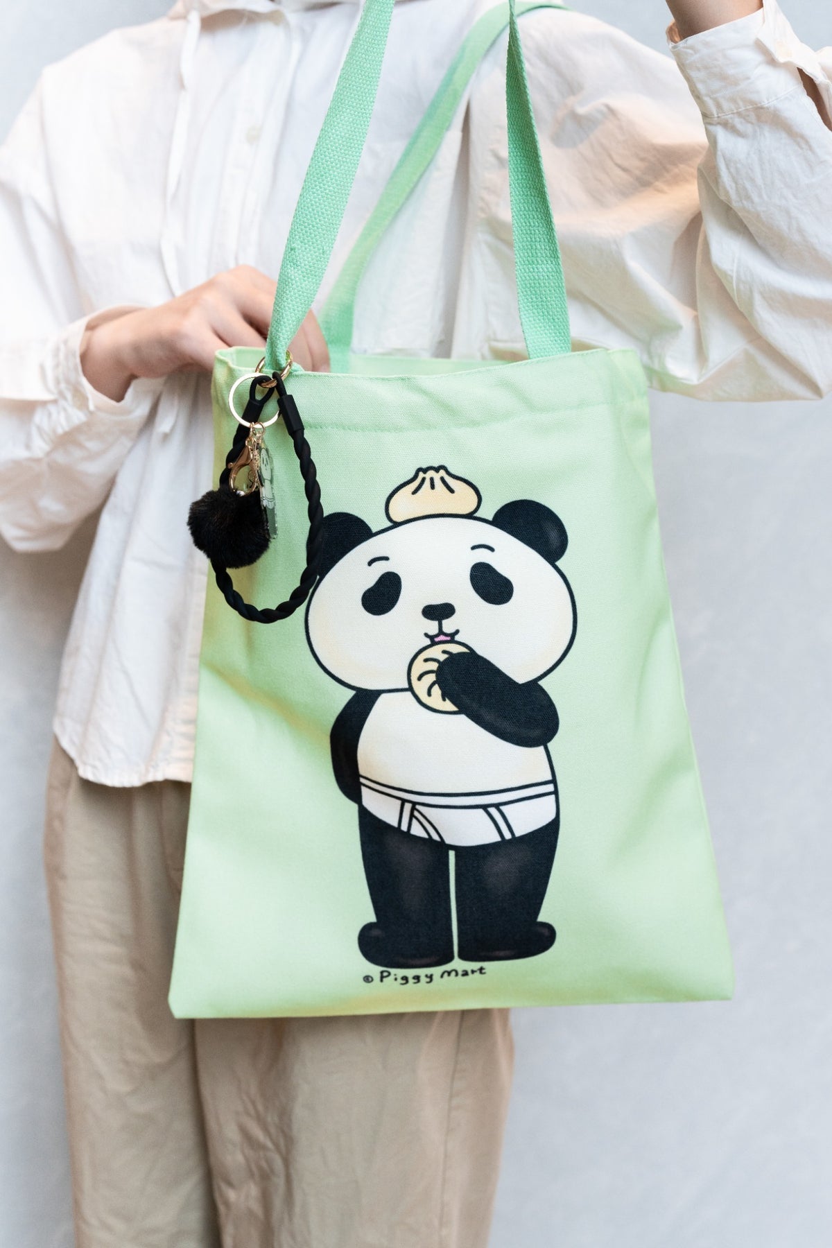 Piggy Mart Character Series Canvas Bag
